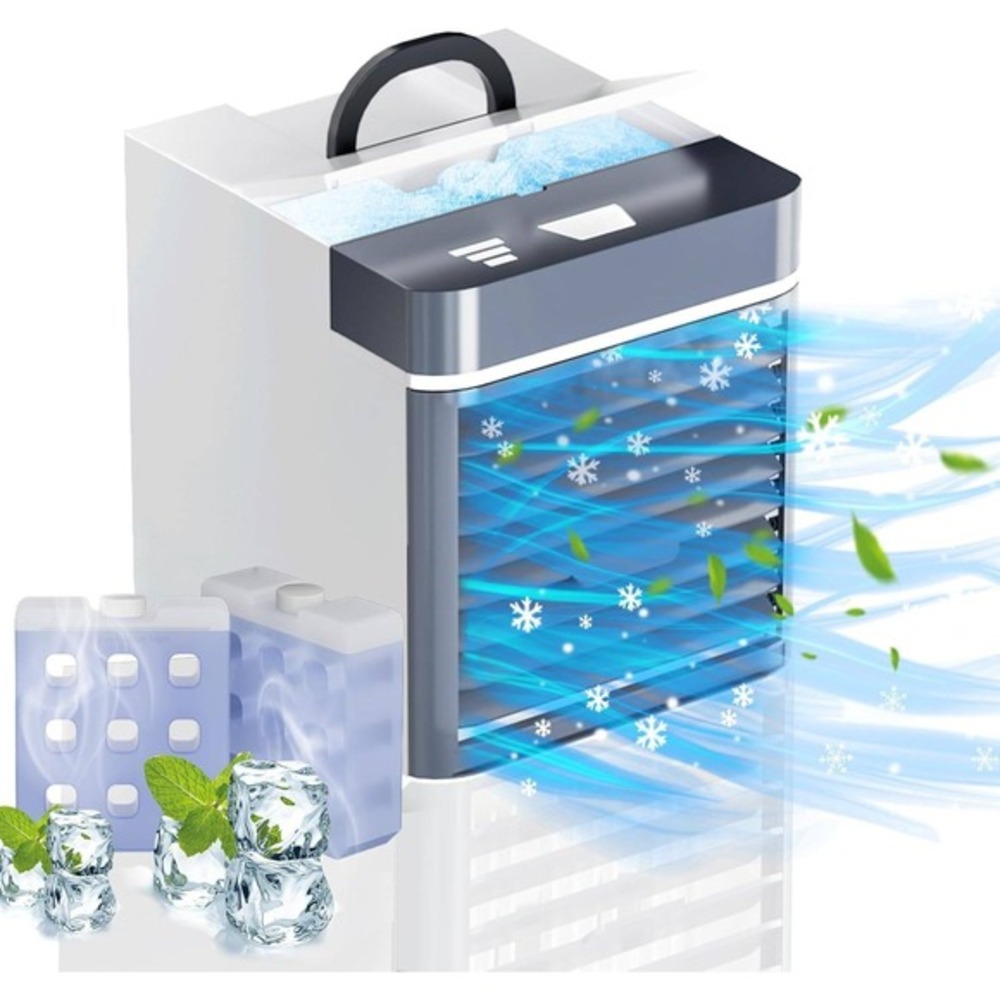 Portable Air Conditioners Fan, Mini Air Conditioner‎ with 2 Ice Packs (5790)